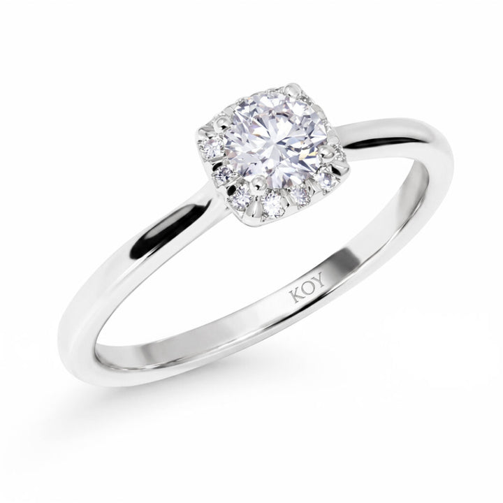 Beat of Love Asteria laboratoriotimanttisormus 0,40 ct valkokulta Beat Of Love