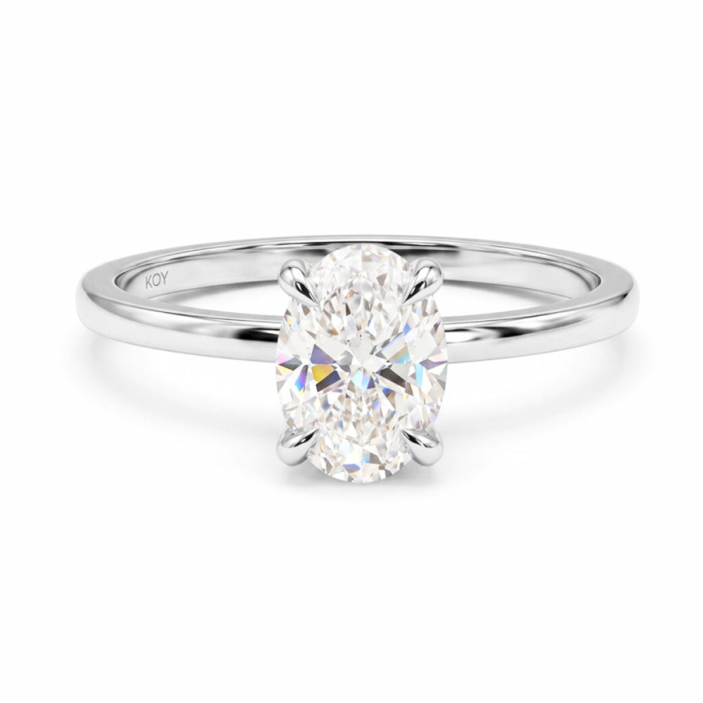 Beat of Love Aurora laboratoriotimanttisormus 1,00 ct valkokulta Beat Of Love