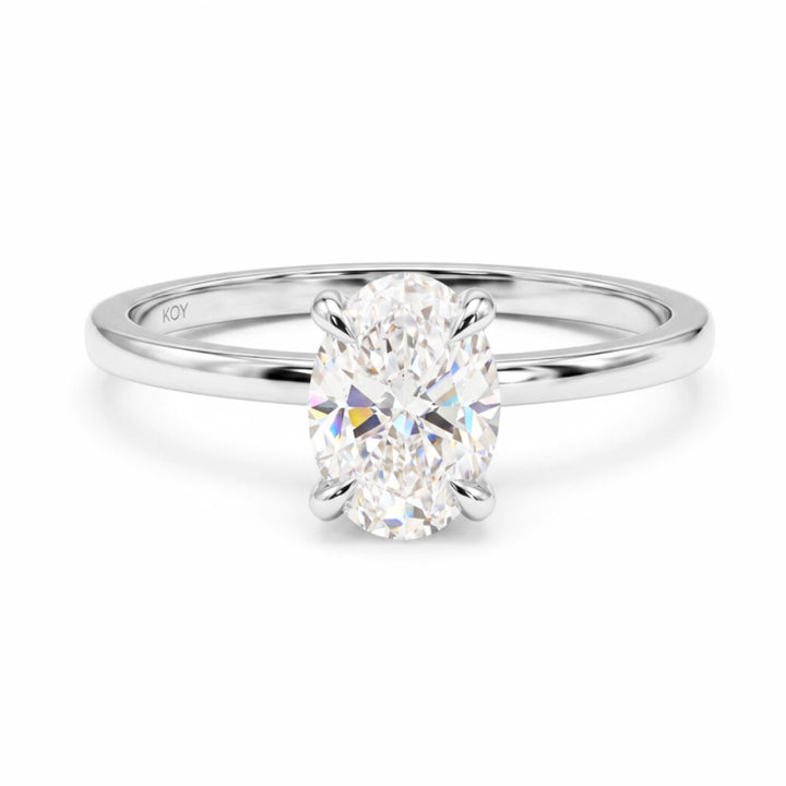 Beat of Love Aurora laboratoriotimanttisormus 1,00 ct valkokulta Beat Of Love