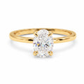 Beat of Love Aurora laboratoriotimanttisormus 1,00 ct keltakulta
