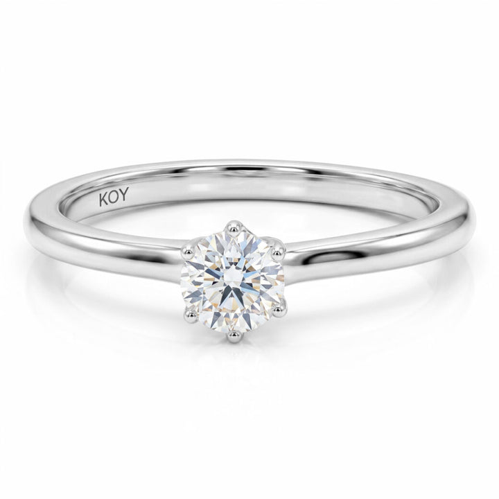 Beat of Love Harmonia laboratoriotimanttisormus 0,33 ct valkokulta Beat Of Love