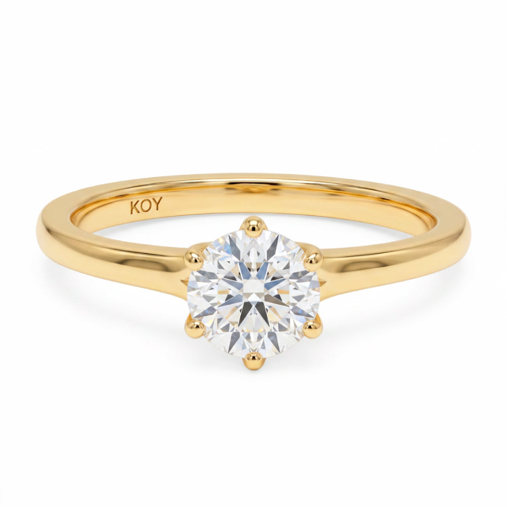Beat of Love Harmonia laboratoriotimanttisormus 0,50 ct keltakulta Beat Of Love