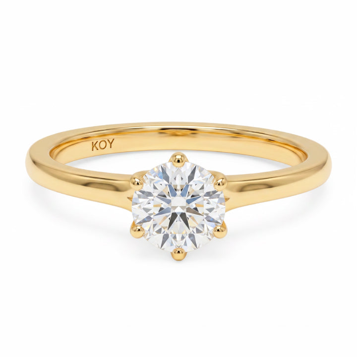 Beat of Love Harmonia laboratoriotimanttisormus 0,50 ct keltakulta Beat Of Love