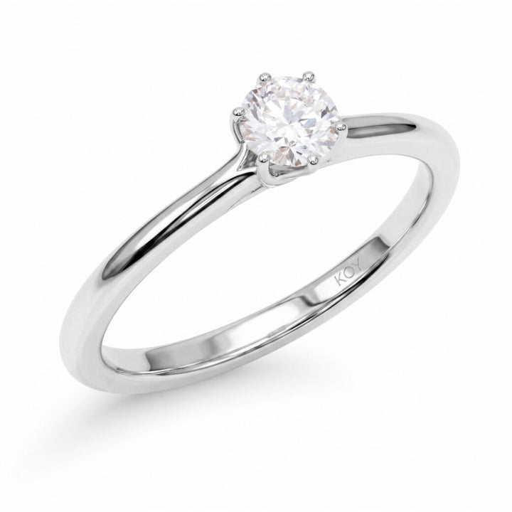 Beat of Love Harmonia laboratoriotimanttisormus 0,33 ct valkokulta Beat Of Love
