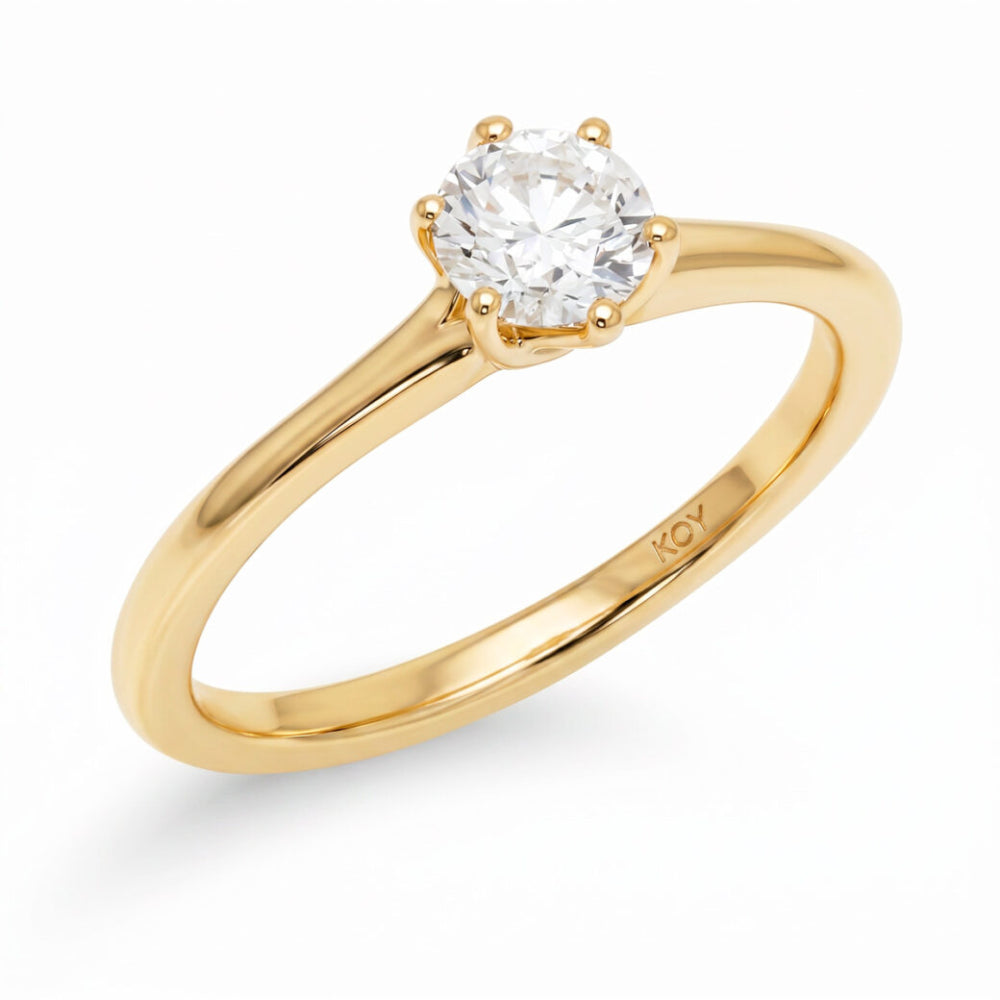Beat of Love Harmonia laboratoriotimanttisormus 0,50 ct keltakulta Beat Of Love