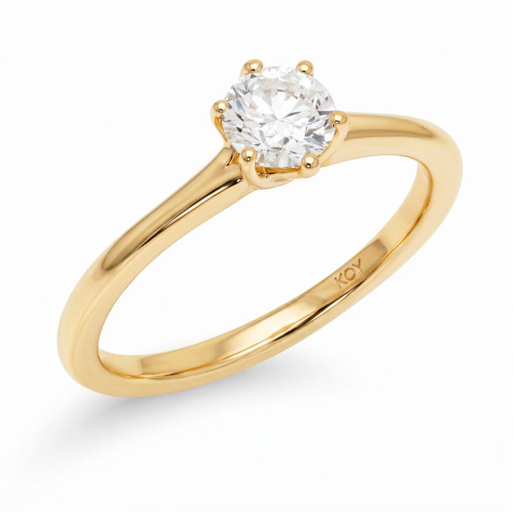 Beat of Love Harmonia laboratoriotimanttisormus 0,50 ct keltakulta Beat Of Love
