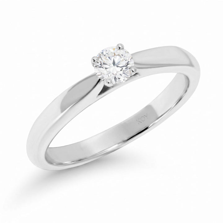 Beat of Love Leda laboratoriotimanttisormus 0,25 ct valkokulta Beat Of Love