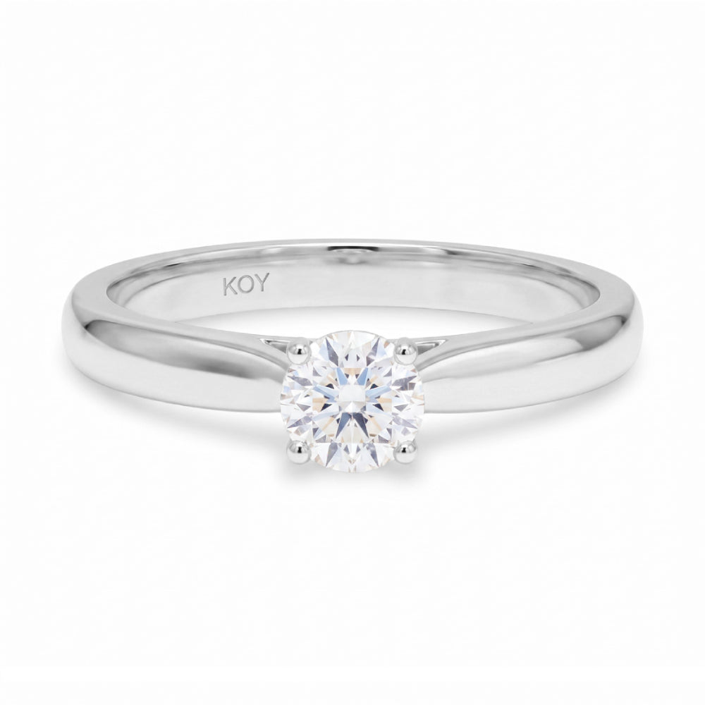 Beat of Love Leda laboratoriotimanttisormus 0,25 ct valkokulta Beat Of Love
