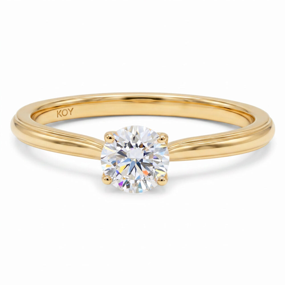 Beat of Love Selene laboratoriotimanttisormus 0,50 ct keltakulta Beat Of Love