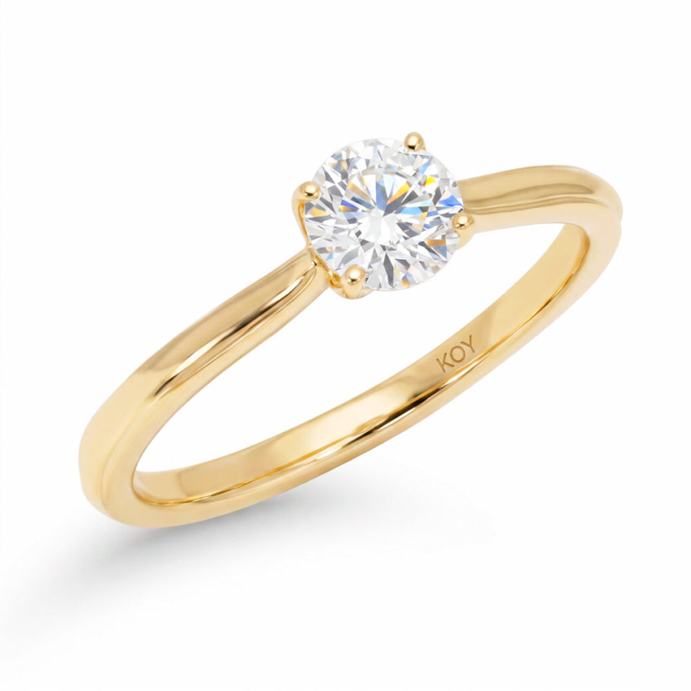 Beat of Love Selene laboratoriotimanttisormus 0,50 ct keltakulta Beat Of Love