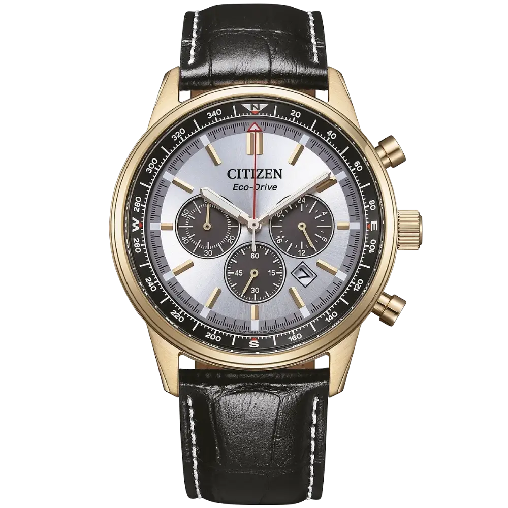 Citizen Classic Chronograph CA4723-03A Rose Gold Silver Citizen