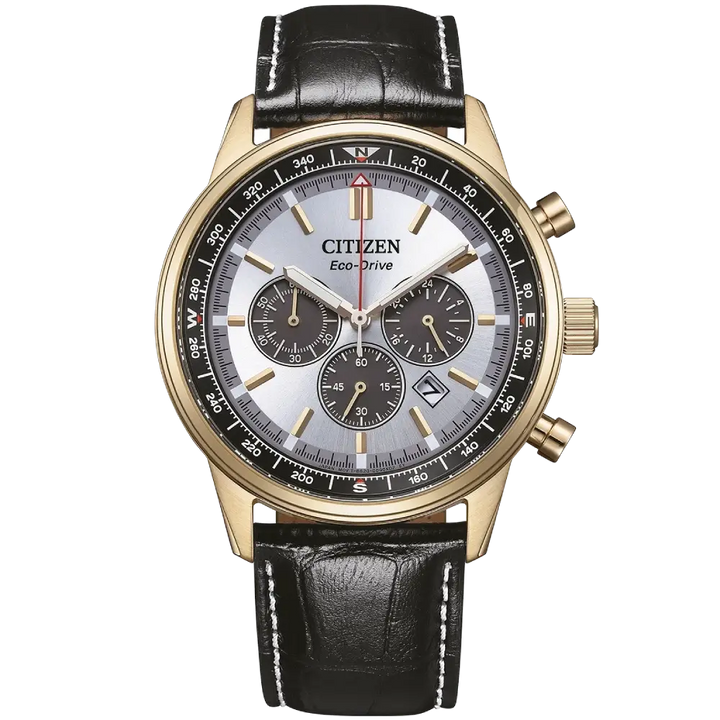 Citizen Classic Chronograph CA4723-03A Rose Gold Silver Citizen