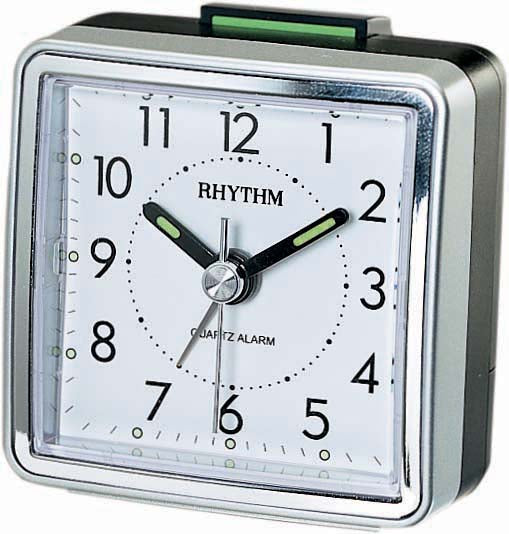 RHYTHM herätyskello hopea CRE210-NR19