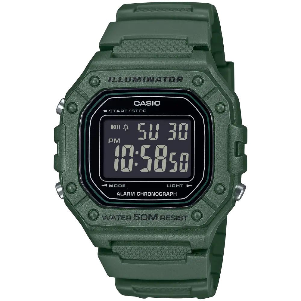 Casio Digital W-218H-3BVEF