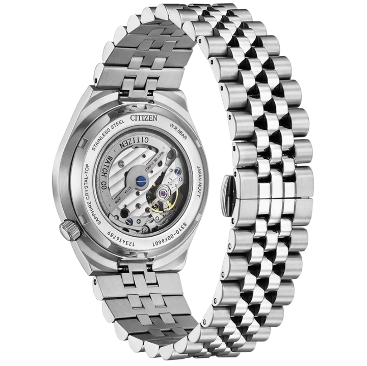 Citizen Tsyosa automaattikello NK0020-55E takapohja