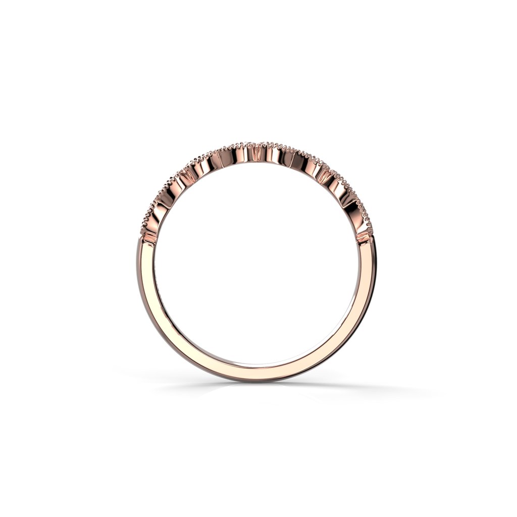 Festive Olga Timanttisormus 0,08 ct punakulta