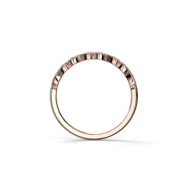 Festive Olga Timanttisormus 0,08 ct punakulta