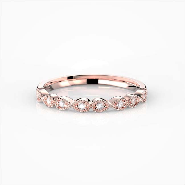Festive Olga Timanttisormus 0,08 ct punakulta
