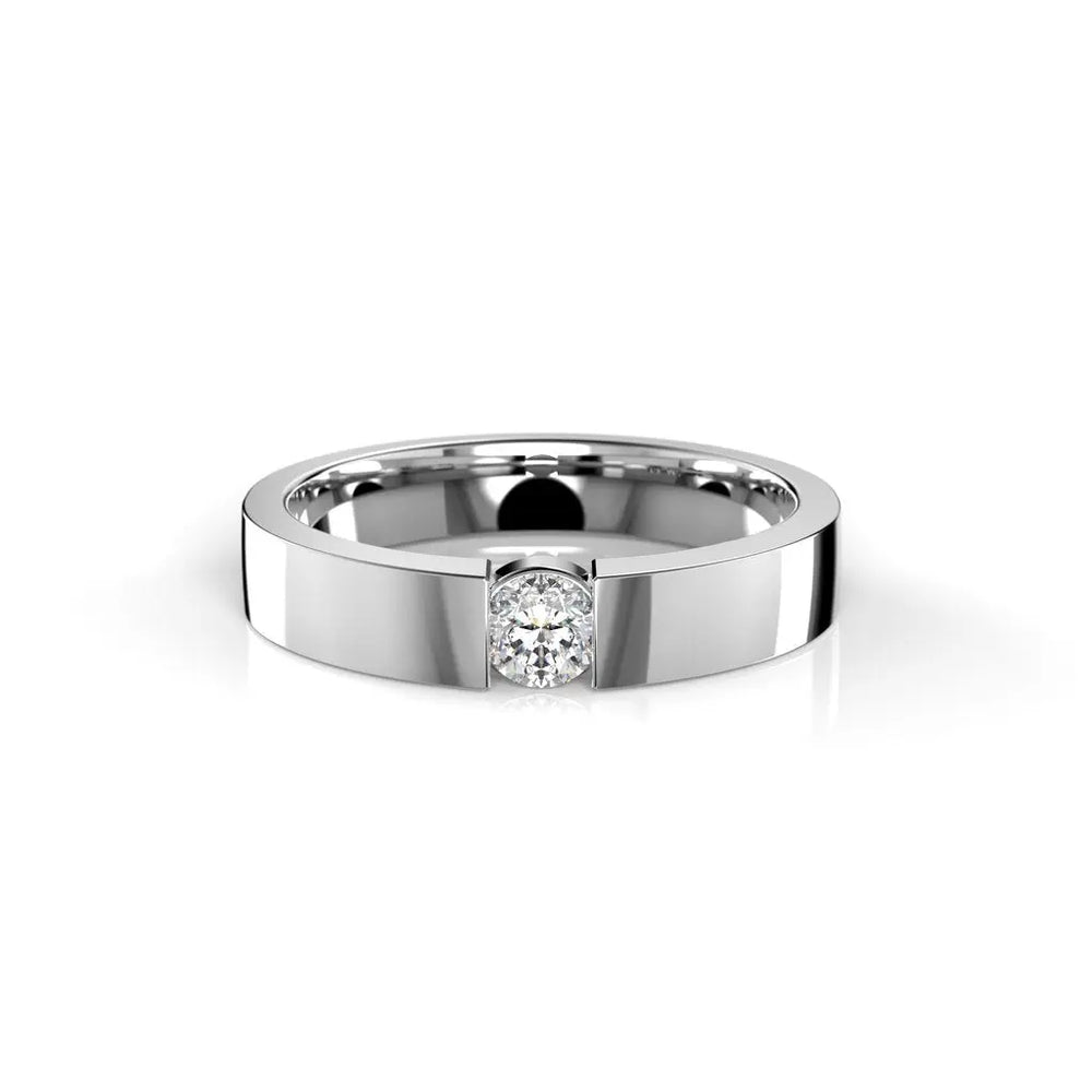 Festive Valerie Timanttisormus 0,16 ct valkokulta