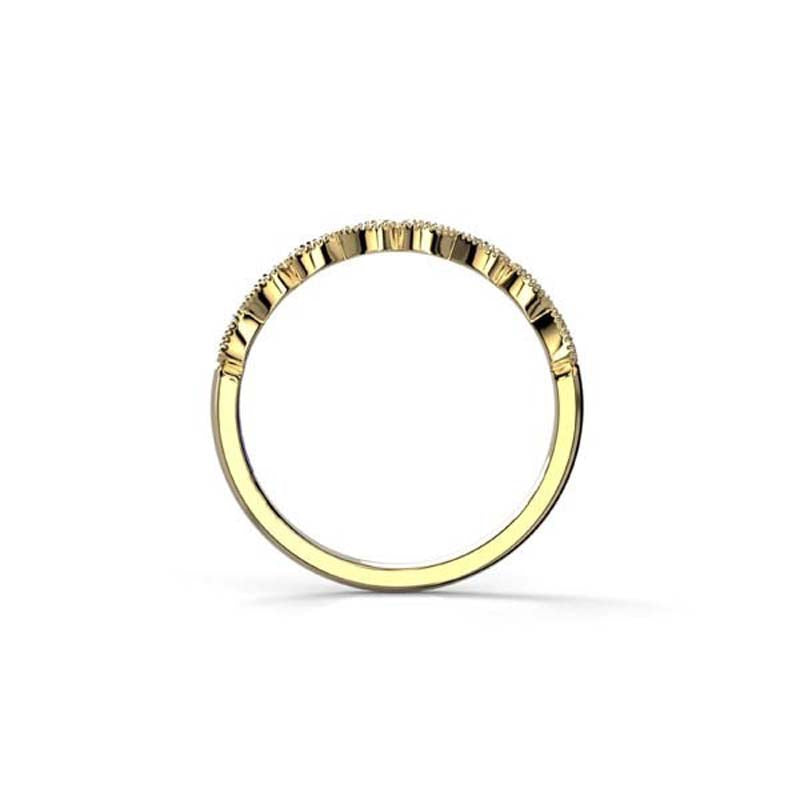 Festive Olga Timanttisormus 0,08 ct keltakulta