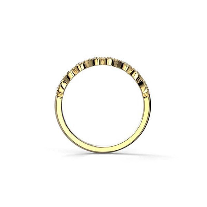 Festive Olga Timanttisormus 0,08 ct keltakulta