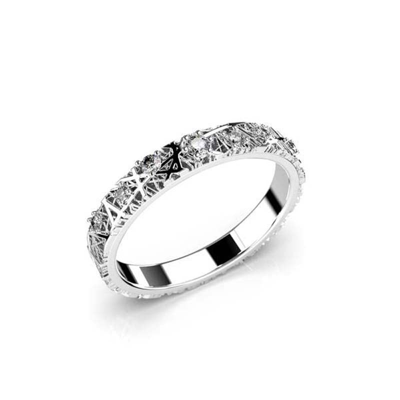 Festive Routa Timanttisormus 0,11 ct / 3,0 mm valkokulta