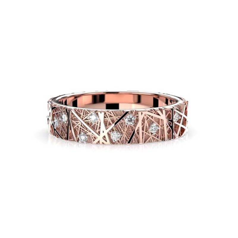 Festive Routa Timanttisormus 0,09 ct / 5,0 mm punakulta