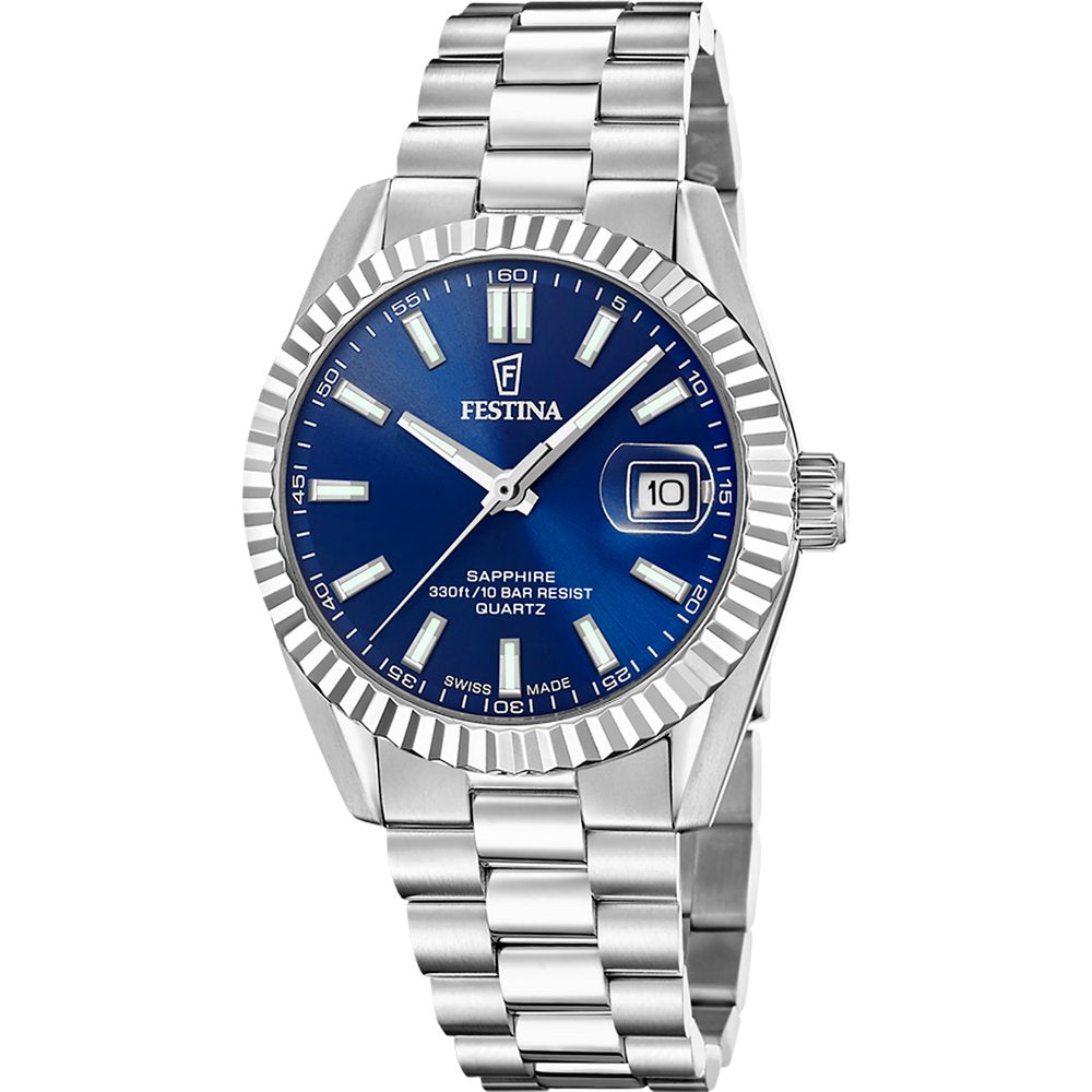 Festina Swiss Classic Steel F20084/B
sinisellä kellotaululla