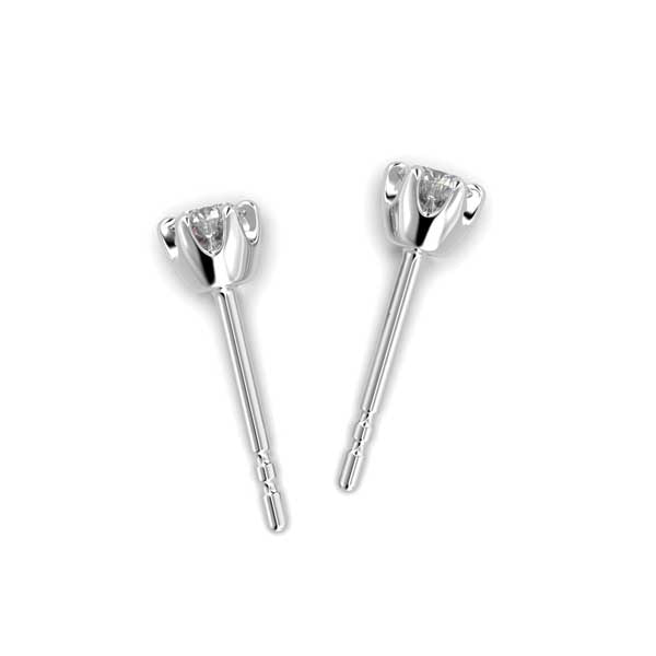 Festive Adele Laboratoriotimanttikorvakorut valkokulta 0,20 ct