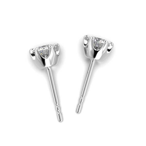 Festive Adele Laboratoriotimanttikorvakorut valkokulta 0,60 ct