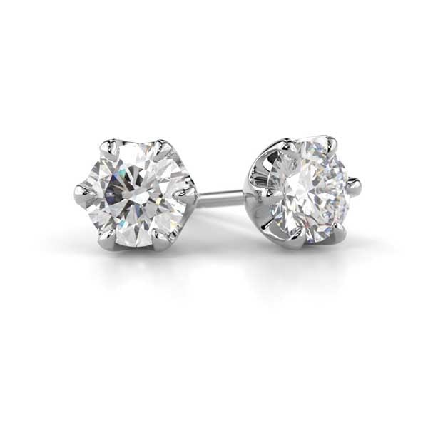 Festive Adele Laboratoriotimanttikorvakorut valkokulta 1,40 ct