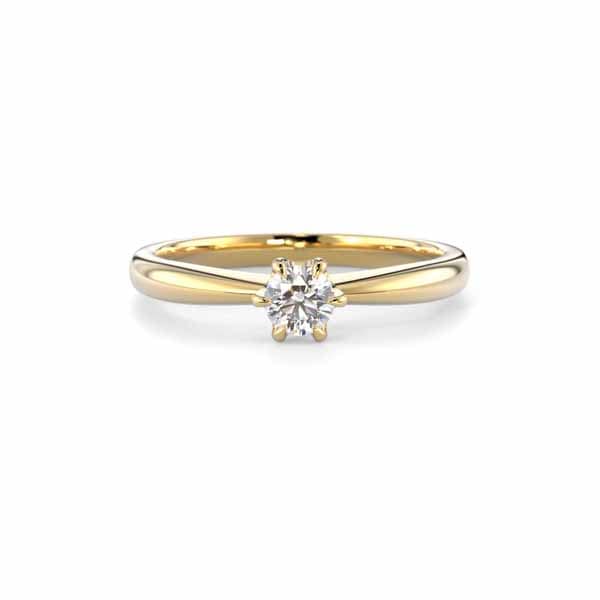 Festive Classic 23 Timanttisormus 0,20 ct keltakulta