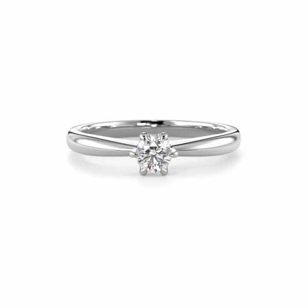 Festive Classic 23 Timanttisormus 0,20 ct valkokulta