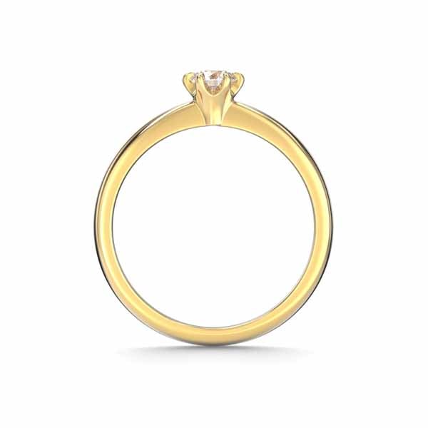 Festive Classic 23 Timanttisormus 0,30 ct keltakulta