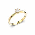 Festive Classic 23 Timanttisormus 0,30 ct keltakulta