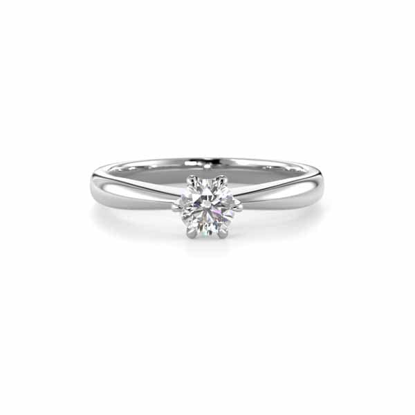 Festive Classic 23 Timanttisormus 0,30 ct valkokulta