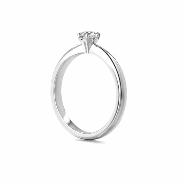Festive Classic 23 Timanttisormus 0,30 ct valkokulta