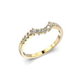 Festive Fiona Side Timanttisormus keltakulta 0,18 ct