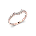 Festive Fiona Side Timanttisormus punakulta 0,18 ct