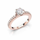 Festive Juliette timanttisormus 0,88 ct punakulta