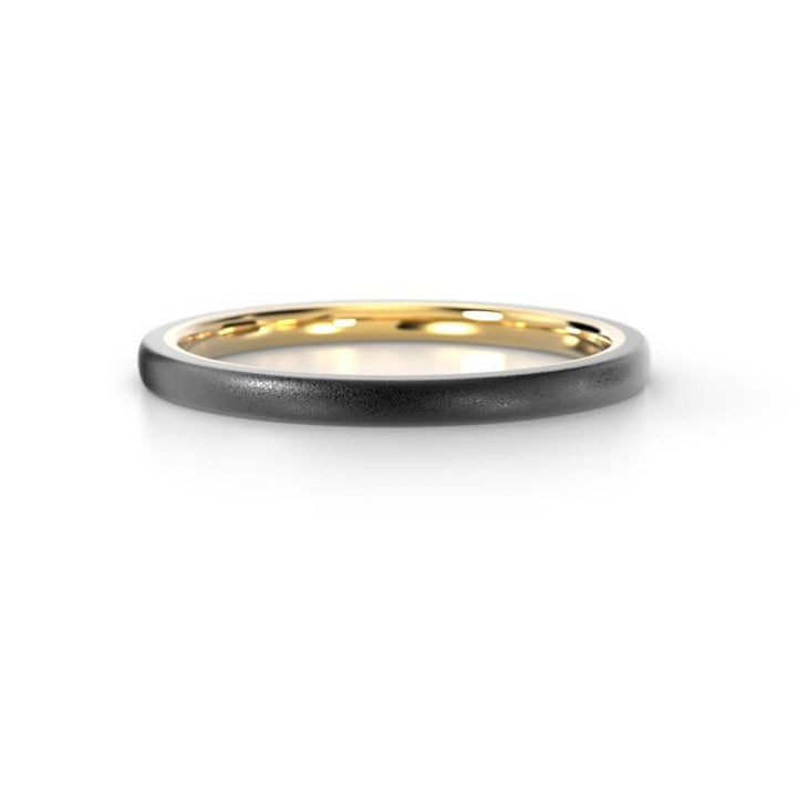 Festive Kivi Nox 2 mm sormus edestä