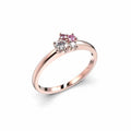 Festive Nadja Bloom Pink Timanttisormus 0,12 ct punakulta