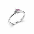 Festive Nadja Bloom Pink Timanttisormus 0,12 ct valkokulta