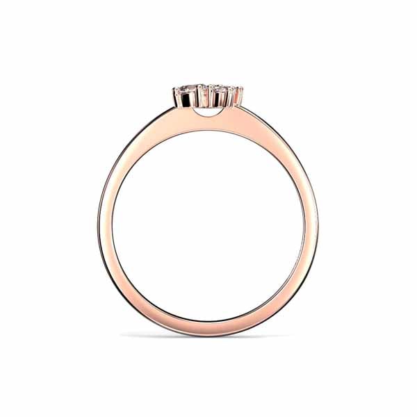 Festive Nadja Bloom Timanttisormus 0,17 ct punakulta