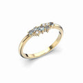 Festive Nadja Blue Timanttisormus 0,03 ct keltakulta