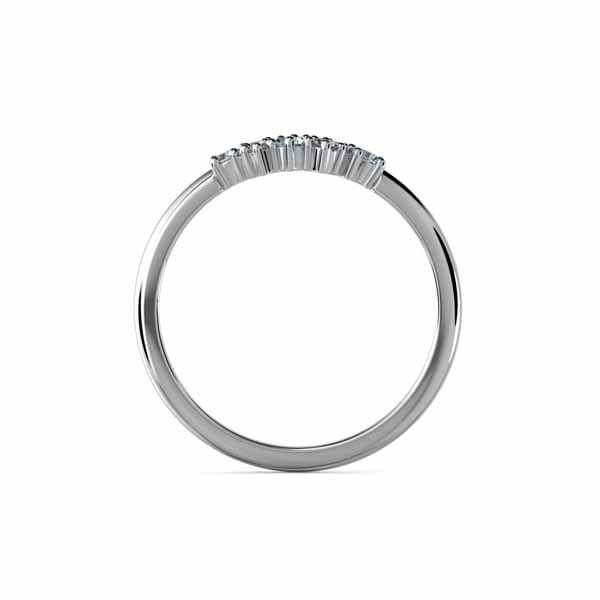 Festive Nadja Blue Timanttisormus 0,03 ct valkokulta