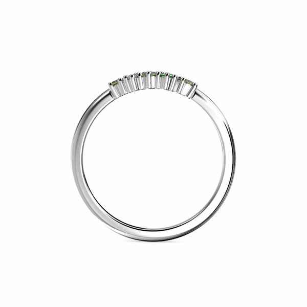 Festive Nadja Green Timanttisormus 0,03 ct valkokulta