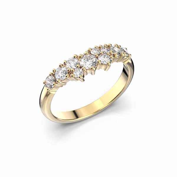Festive Nadja Medium Timanttisormus 0,50 ct keltakulta
