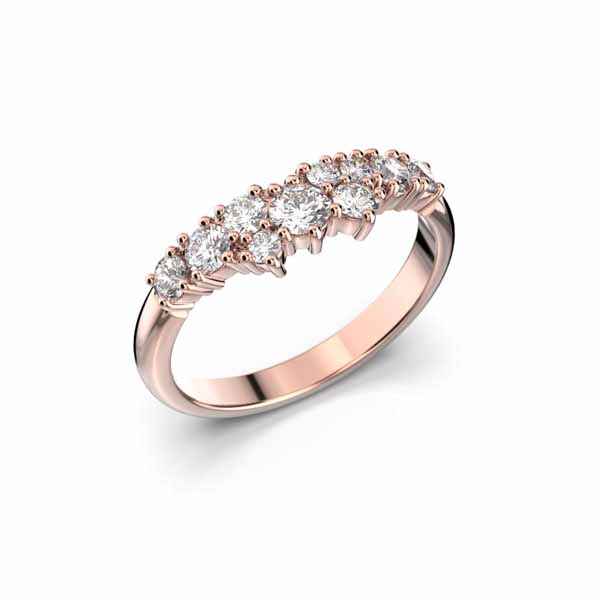 Festive Nadja Medium Timanttisormus 0,50 ct punakulta