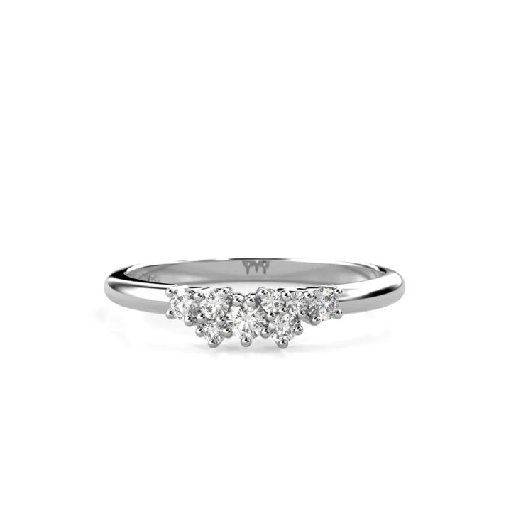 Festive Nadja Timanttisormus 0,18 ct valkokulta Festive